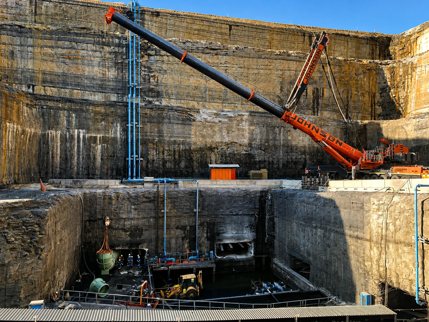 Underground Mining Services — conveyor belt infrastructure installation